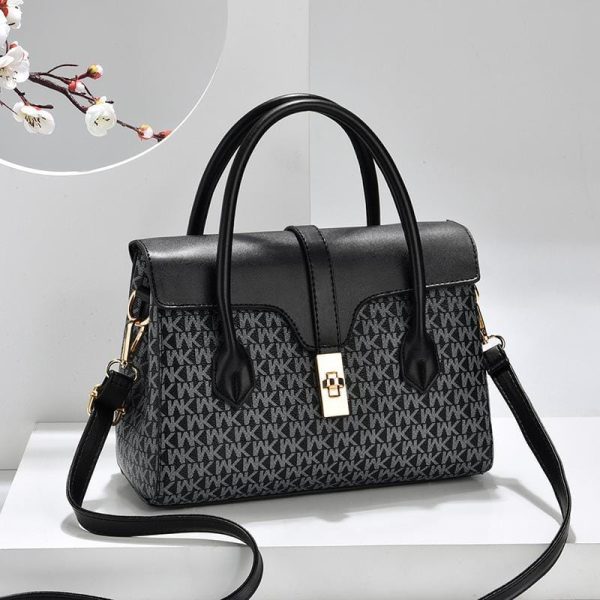 High Quality MK Design American Bag Luxury Women Handbag (Black)