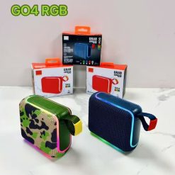 GO4 RGB Colorful Bluetooth Speaker (জিবিজি ৪ আরজিবি ওয়াটারপ্রুফ কমপ্যাক্ট পোর্টেবল স্পিকার)