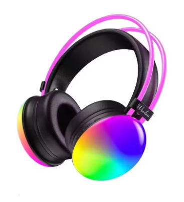 Stereo Rainbow LED Light Wireless Headset 1 Stereo Rainbow LED Light Wireless Headset (ANC ও ডিজিটাল ডিসপ্লেসহ প্রিমিয়াম ওভার-ইয়ার হেডসেট)