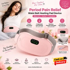 Period Pain Relief Waist Belt Heating Pad Device