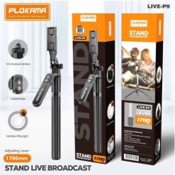 Home 60 Plokama Live P9 Live Broadcast LIVE-P91700MM (6 Feet) Live Broadcastin Selfi Stand