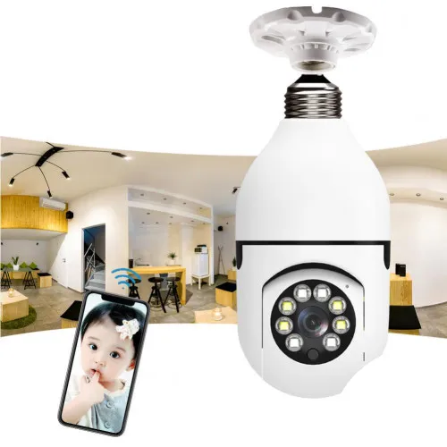 Smart 360° Rotated Security Camera HD 1080P 1 Buy Smart 360° Rotated 1080P Security Camera (১০৮০পি ফুল এইচডি ৩৬০ ডিগ্রী পিটিজেড বাল্ব ক্যামেরা)