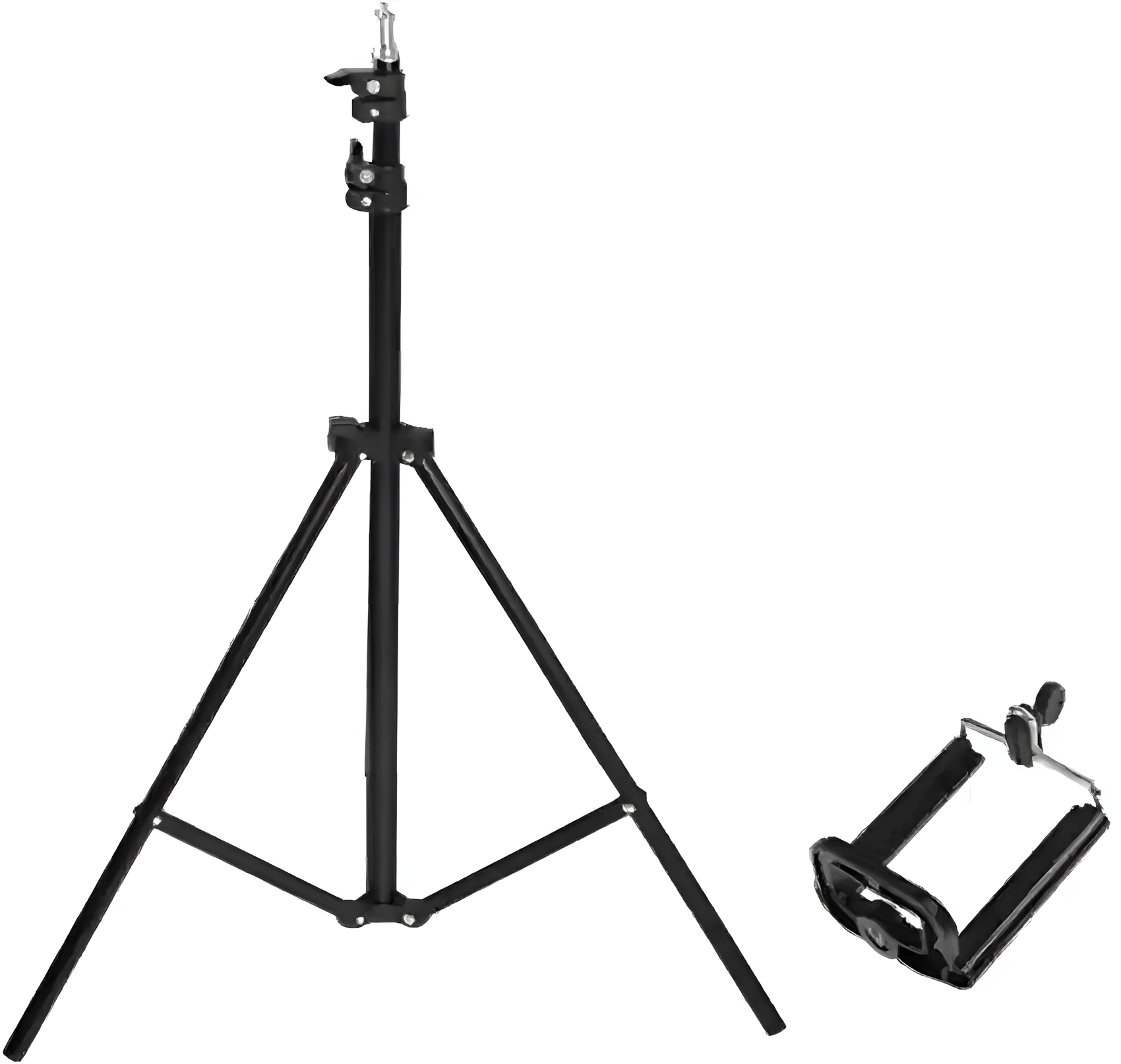 6 Fit Tripod Stand 1 6-Foot Aluminum Adjustable Tripod Light Stand