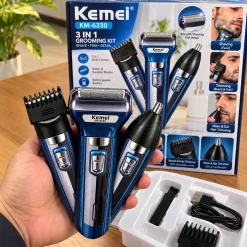 Home 81 Kemei KM-6330 3-in-1 Hair Shaving Machine Grooming Kit