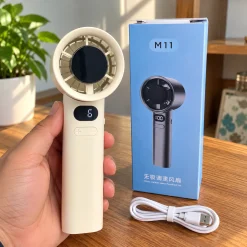 M11 Handheld Fan Portable Bladeless Mini Fan rechargeable