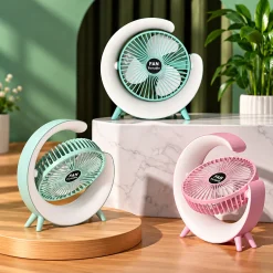 Portable USB Rechargeable Mini DesktopTable Fan