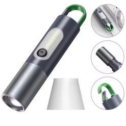 Rechargeable LED Flashlight with Lamp Cover