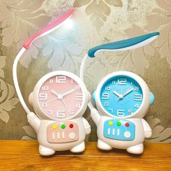 Home 66 Astronaut Desk Lamp with Alarm Clock