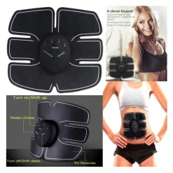 Home 50 Mobile Gym 6 Pack EMS Abdominal Muscle Stickers