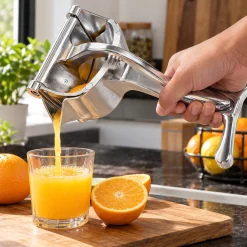 Home 65 Aluminium Steel Heavy Duty Handhold Press Fruit Juicer, Fruit Manual & Instant juicer