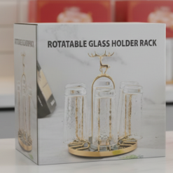 Home 35 Rotatable Glass Holder Rack