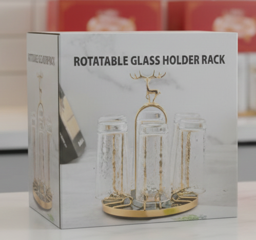 Rotatable Glass Holder Rack 1 Rotatable Glass Holder Rack